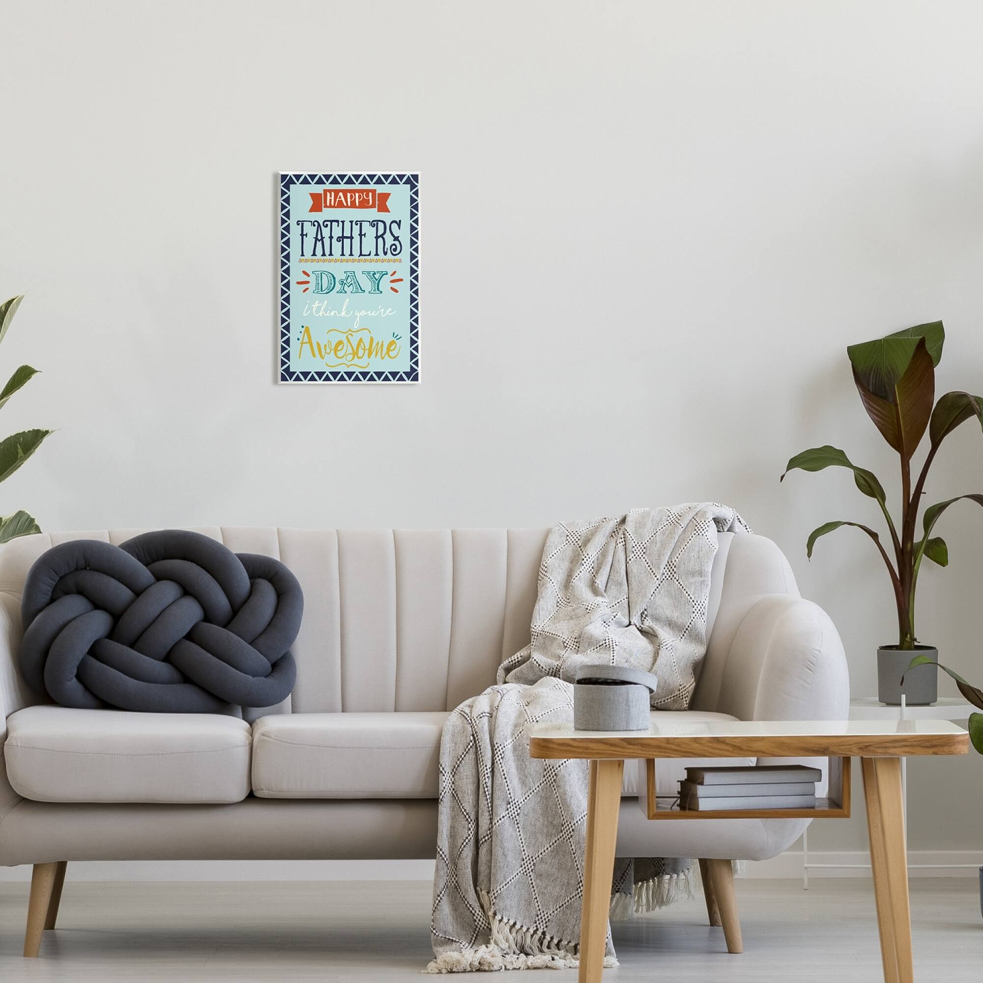 Stupell Industries You're Awesome Father's Day Phrase Wall Plaque Art